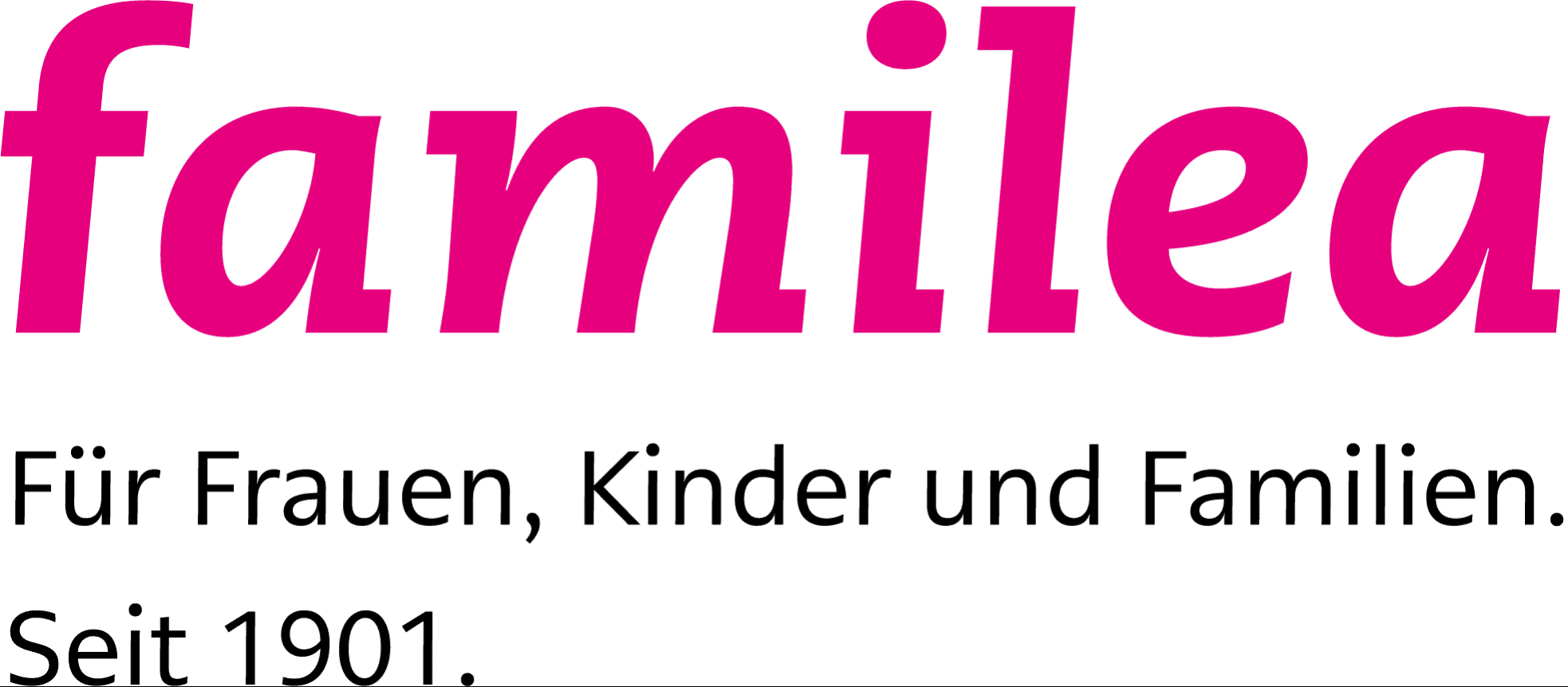 familea - Für Frauen, Kinder und Familien. Seit 1901.